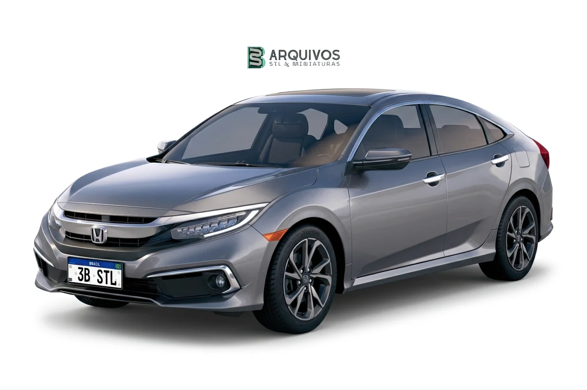 Modelo 3D STL - Honda Civic LED 2019